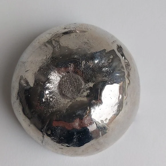 Michael ARAM Silver and Red Apple-Shaped Bowl with Spoon - Picture 6 of 9